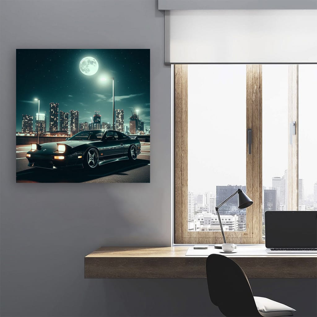 Nissan 240sx Night Wall Art