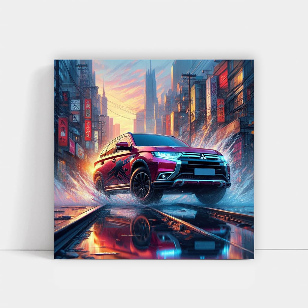 Nissan 240sx On Beach Wall Art