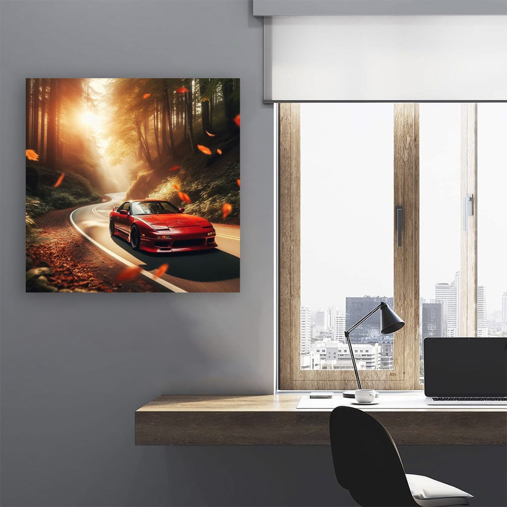 Nissan 240sx Road Wall Art