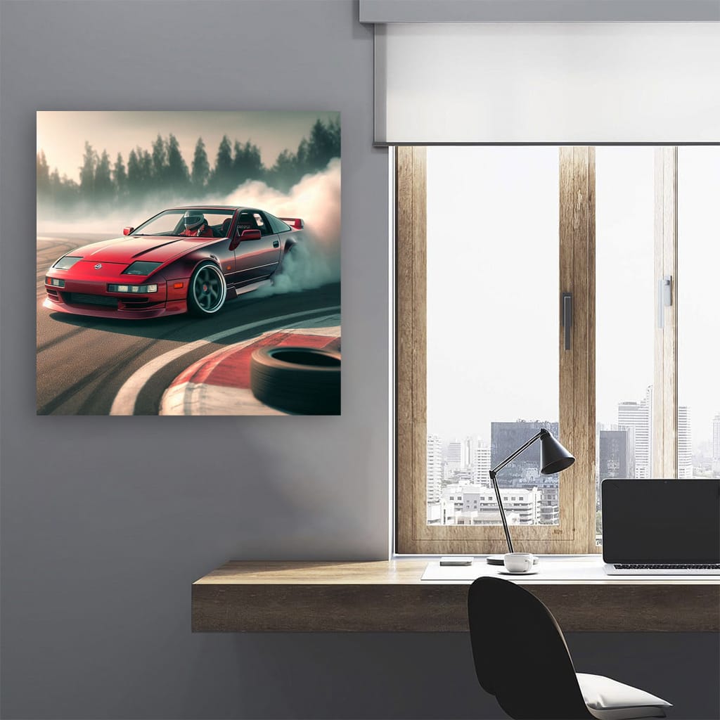 Nissan 300zx Drift Wall Art