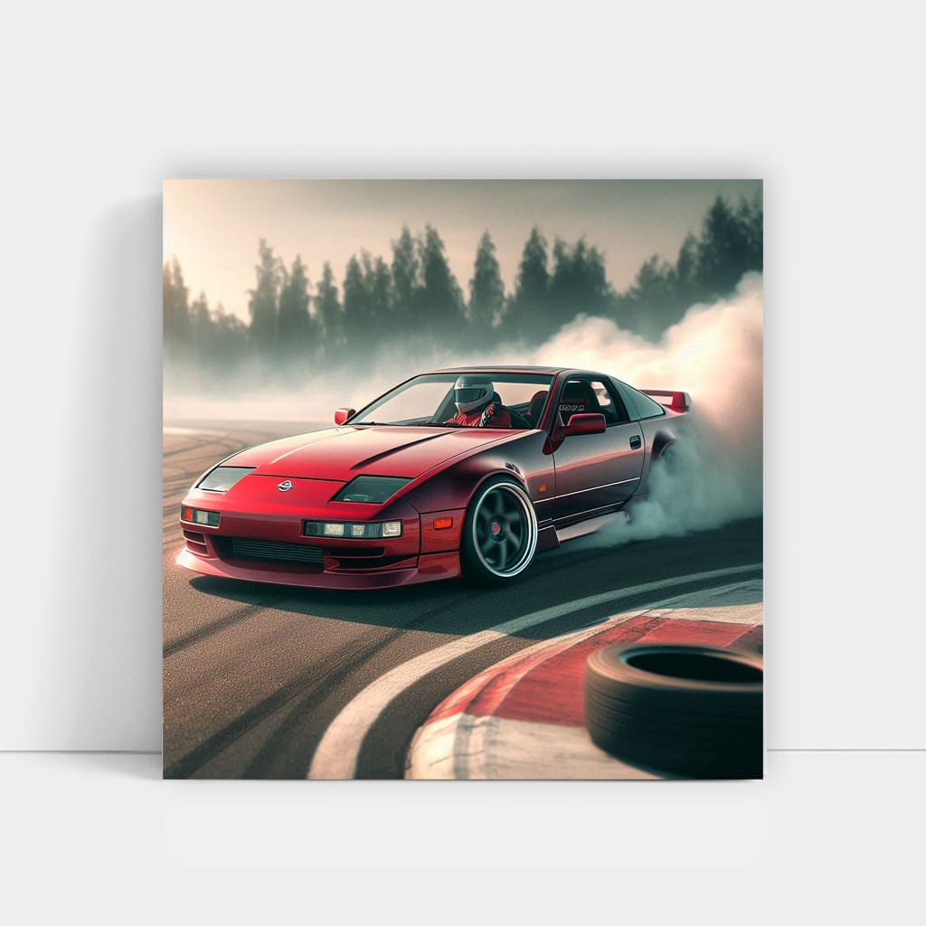 Nissan 300ZX Drift - Thrilling Performance Capture