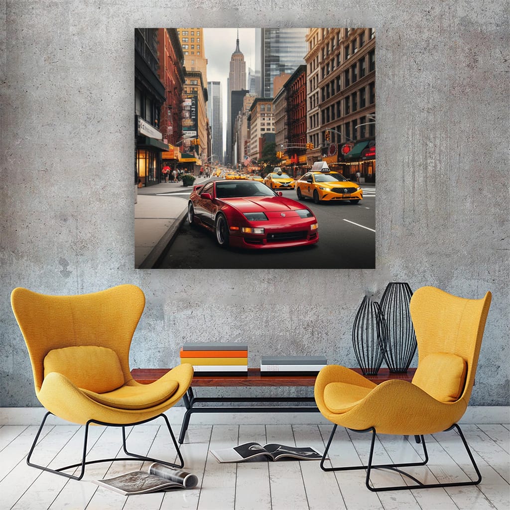 Nissan 300zx New Yo Wall Art