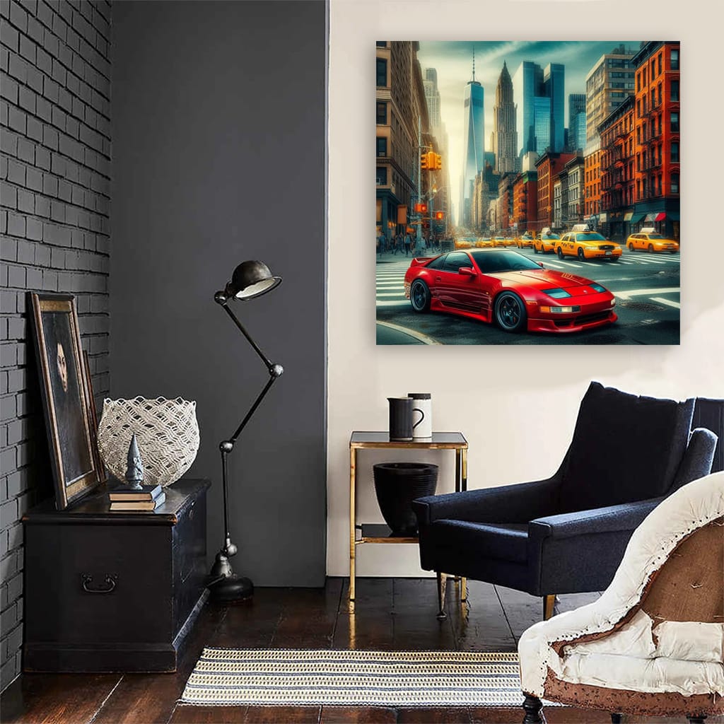 Nissan 300zx New York Wall Art