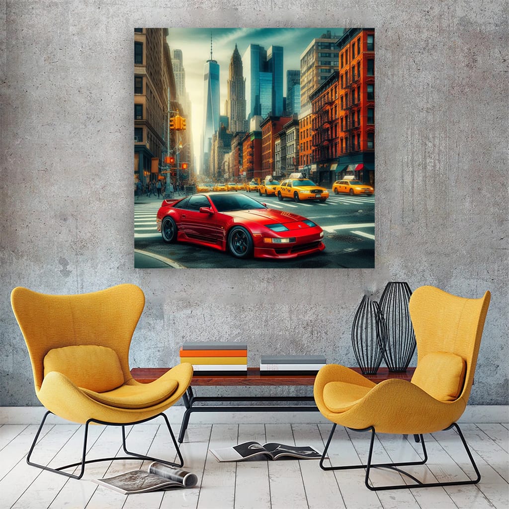 Nissan 300zx New York Wall Art