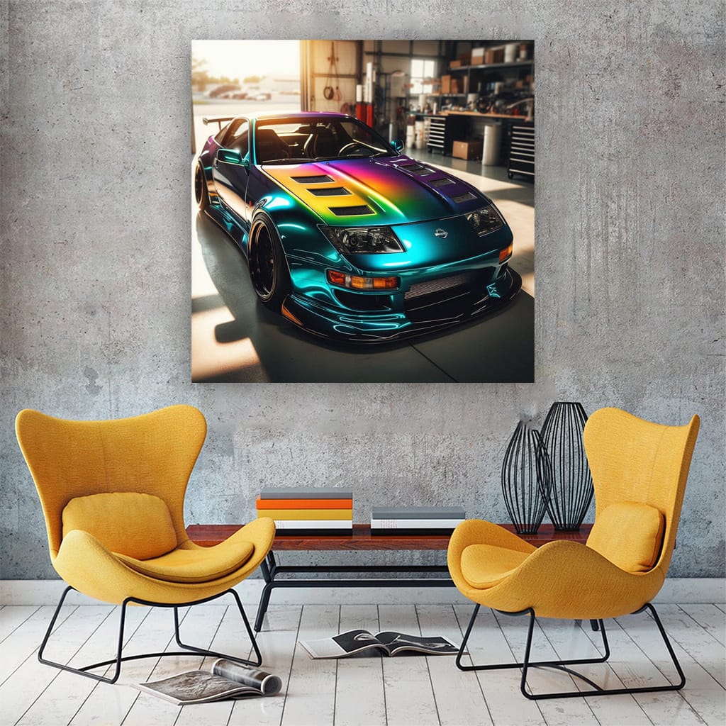 Nissan 300zx Paint Wall Art