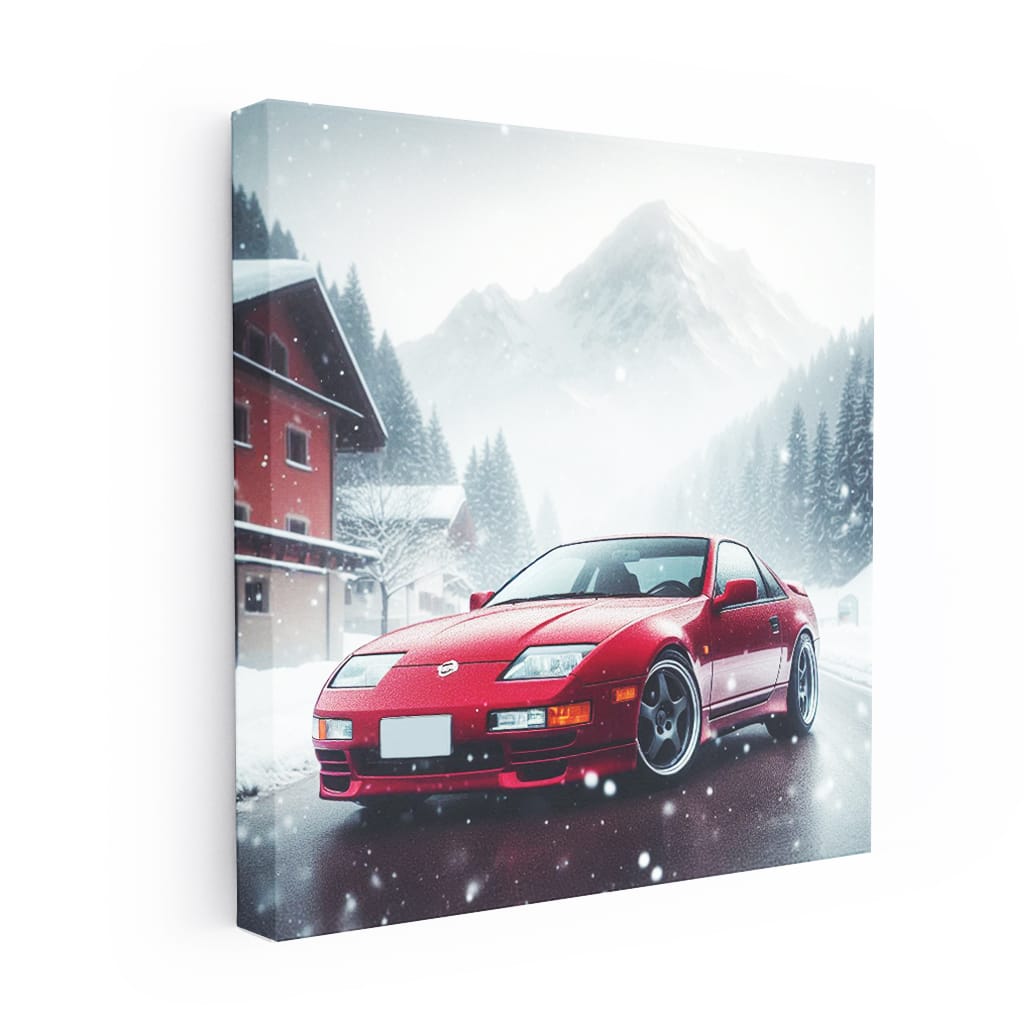 Nissan 300zx Snowfa Wall Art