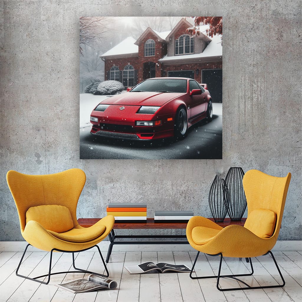 Nissan 300zx Wint Wall Art