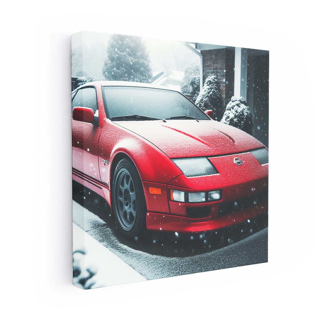 Nissan 300ZX Winter Drive - Sleek Performance Icon