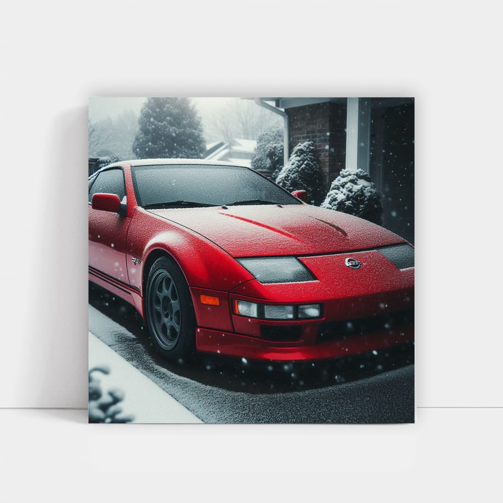 Nissan 300ZX Winter Drive - Sleek Performance Icon