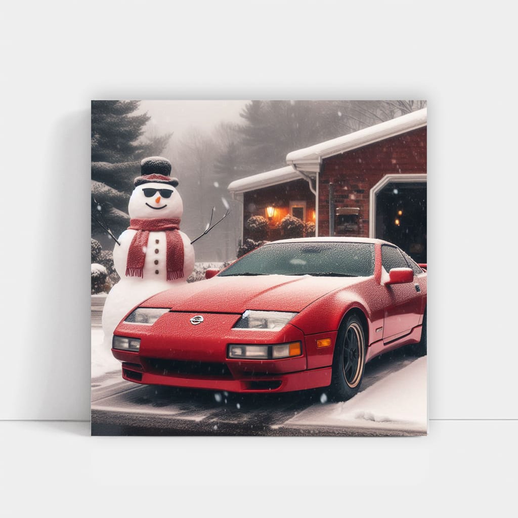 Nissan 300ZX Winter Drive - Sleek Performance in Cold