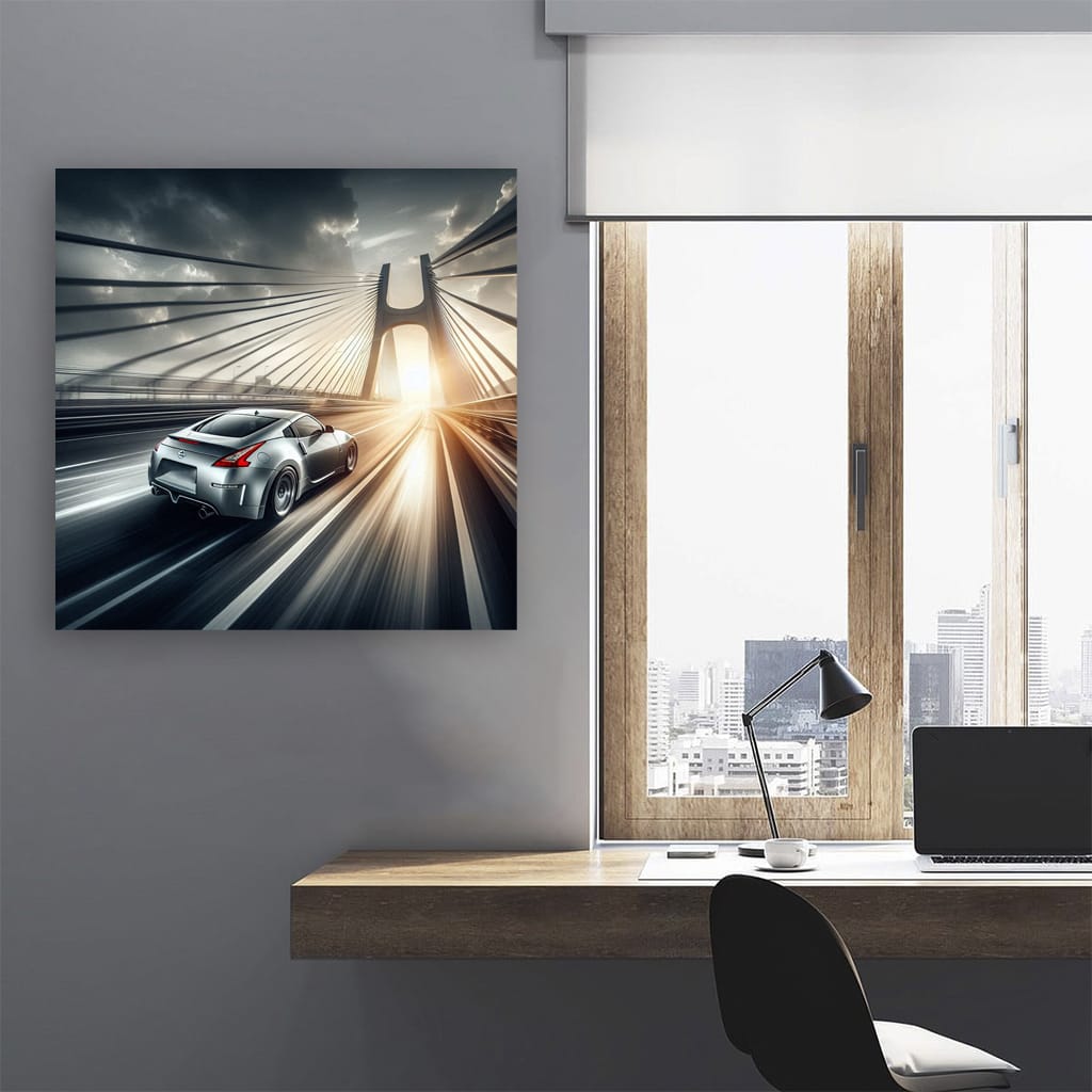 Nissan 350Z Bridge View - Fusion of Style and Power