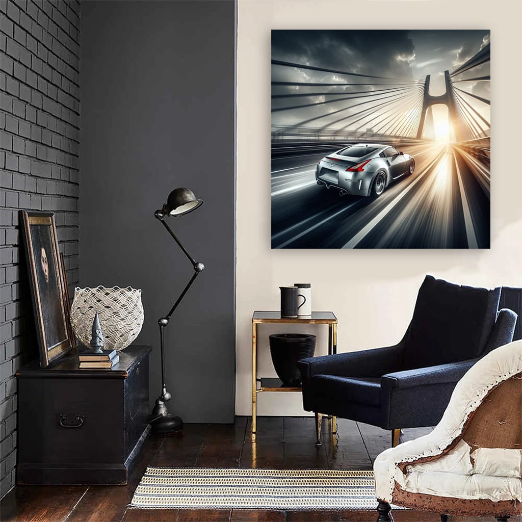 Nissan 350Z Bridge View - Fusion of Style and Power