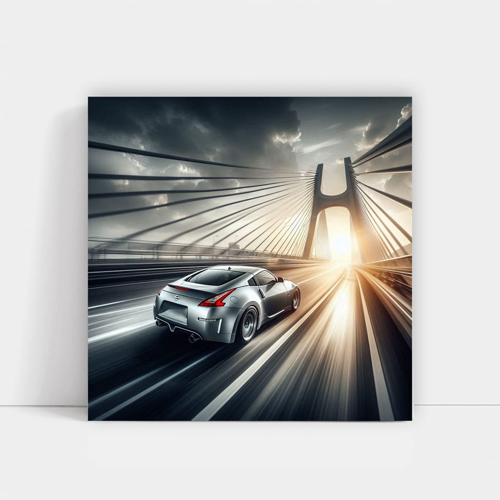 Nissan 350Z Bridge View - Fusion of Style and Power
