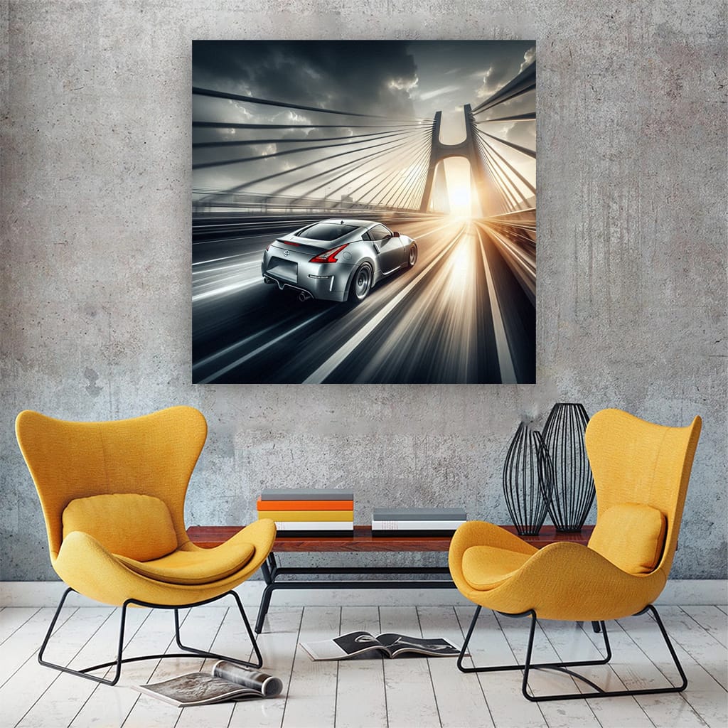 Nissan 350z Bridge Wall Art