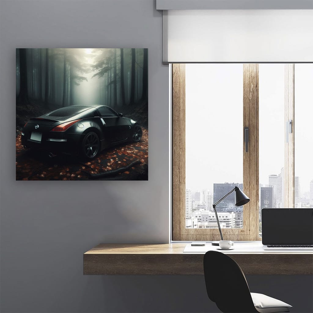 Nissan 350z Fog Wall Art