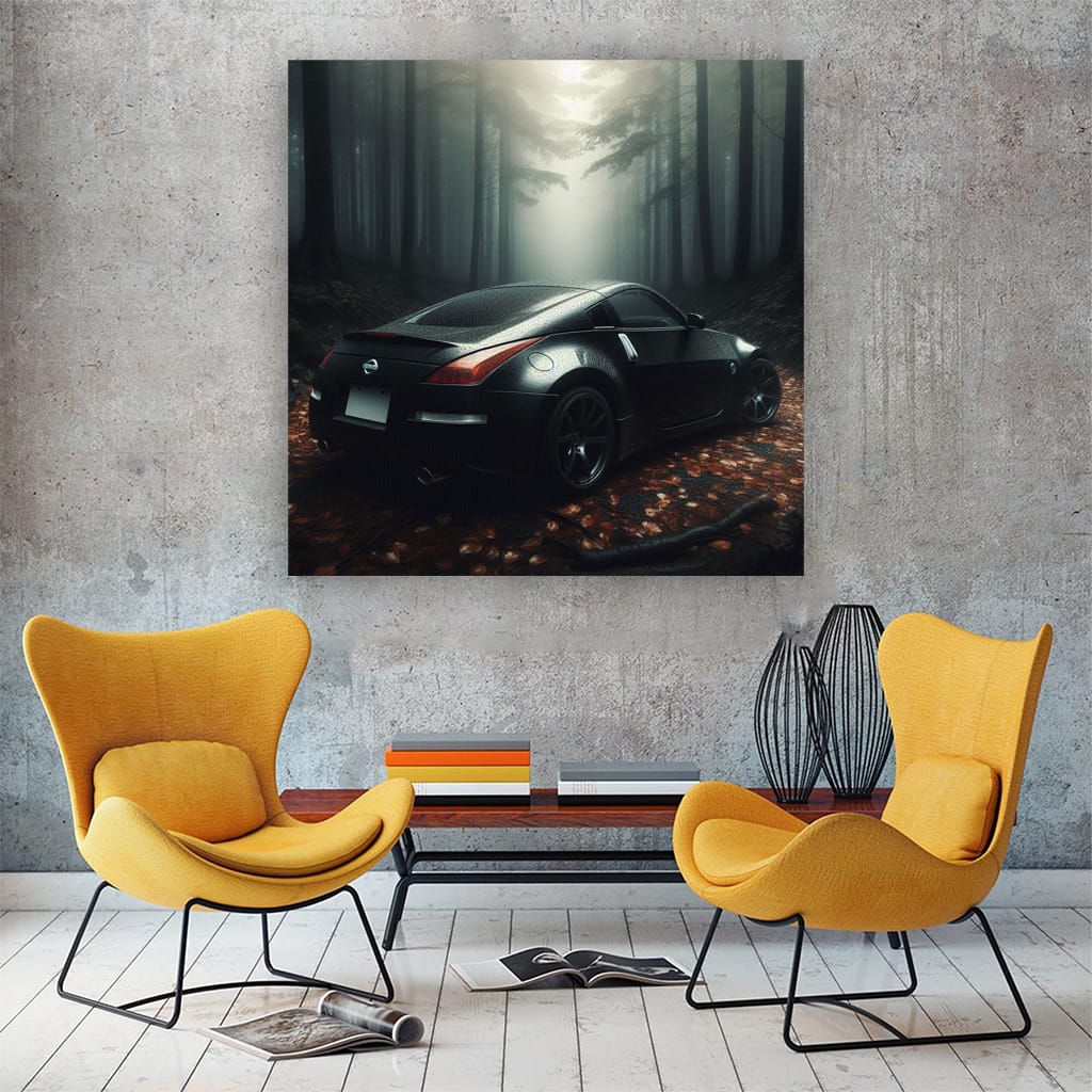 Nissan 350z Fog Wall Art