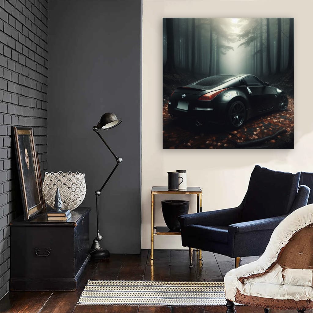 Nissan 350z Fog Wall Art