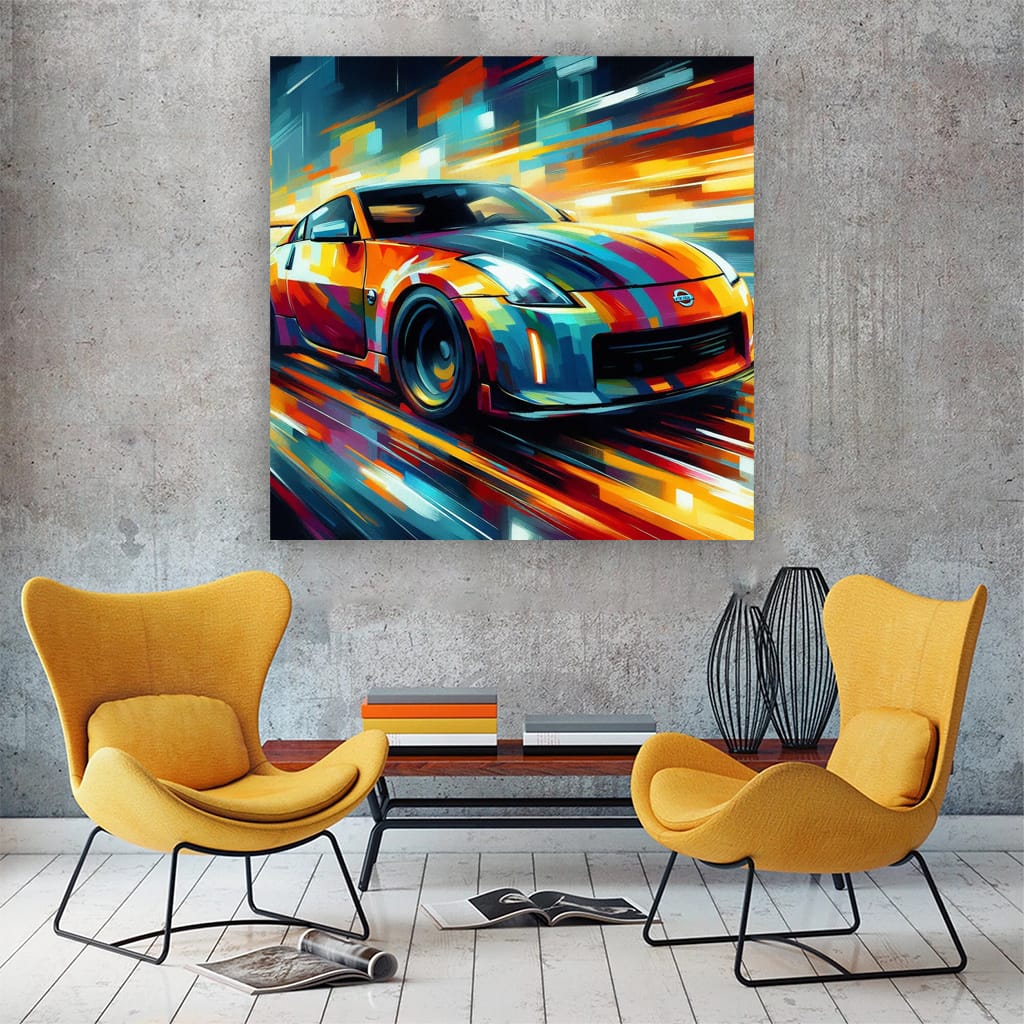 Nissan 350z Impressioni Wall Art