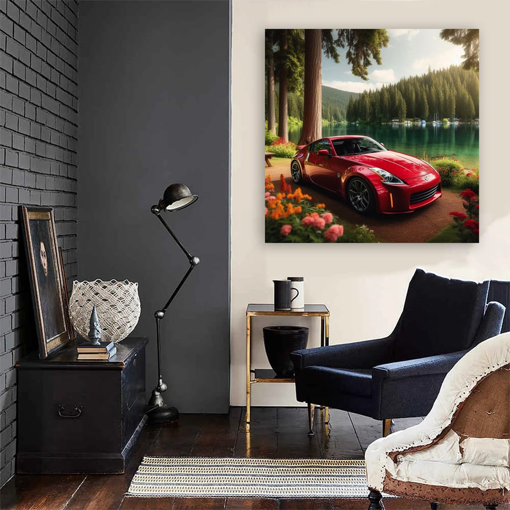 Nissan 350z La Wall Art