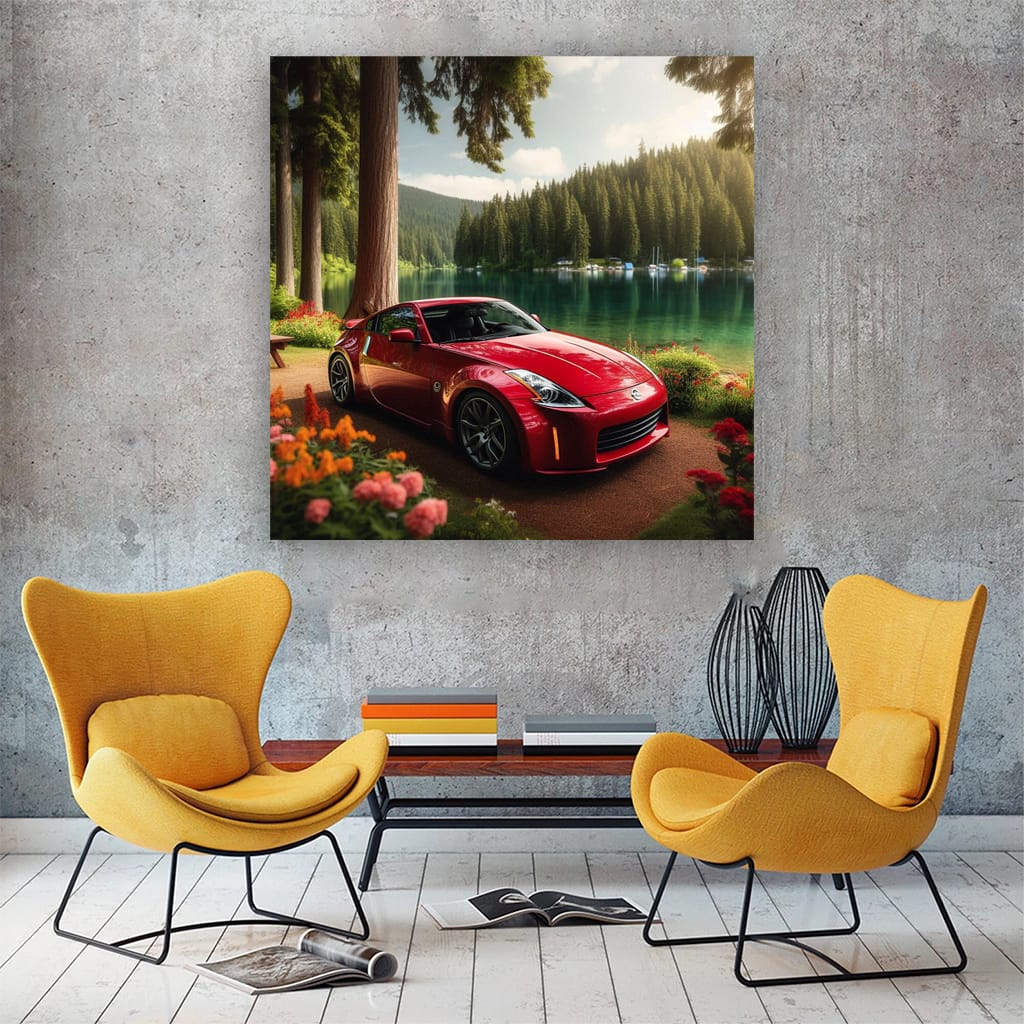 Nissan 350z La Wall Art