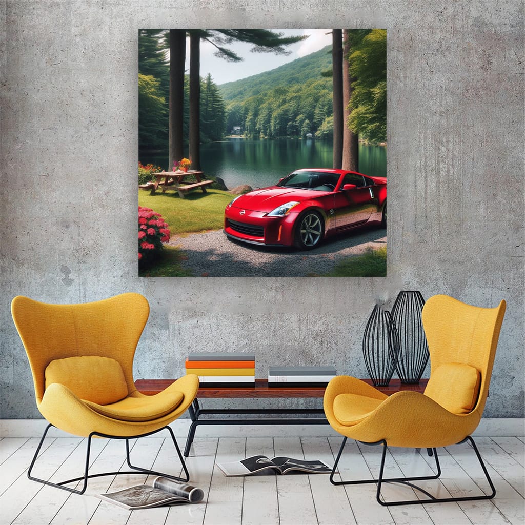Nissan 350Z by Lake - Power and Style Captured