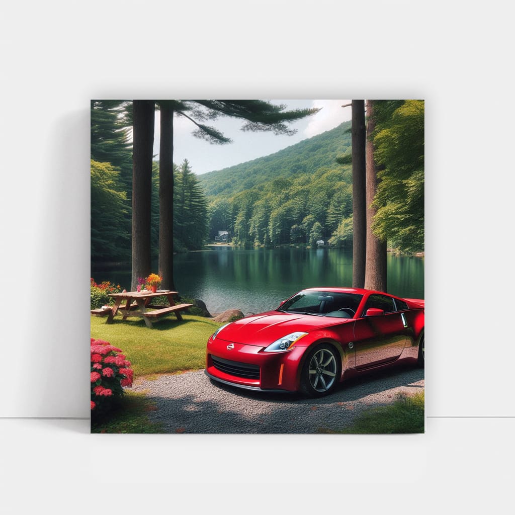 Nissan 350Z by Lake - Power and Style Captured