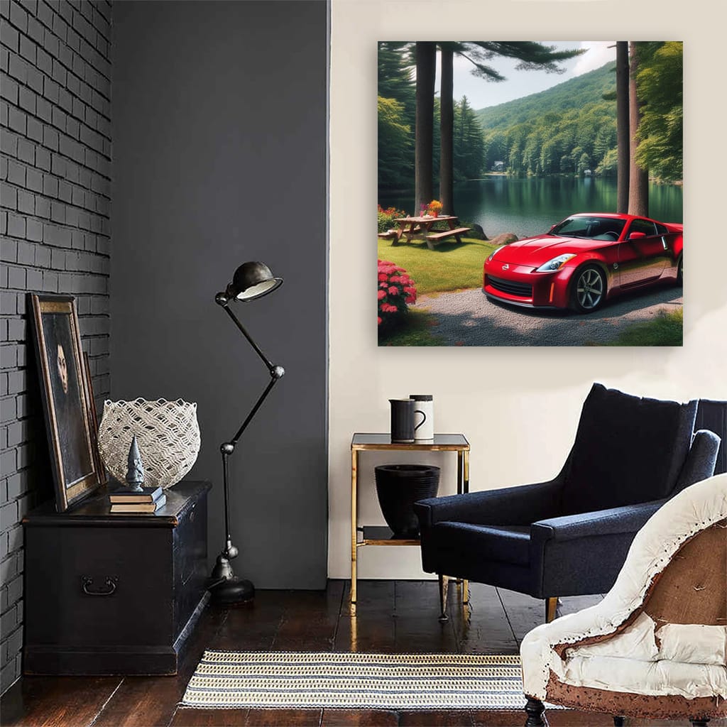 Nissan 350Z by Lake - Power and Style Captured