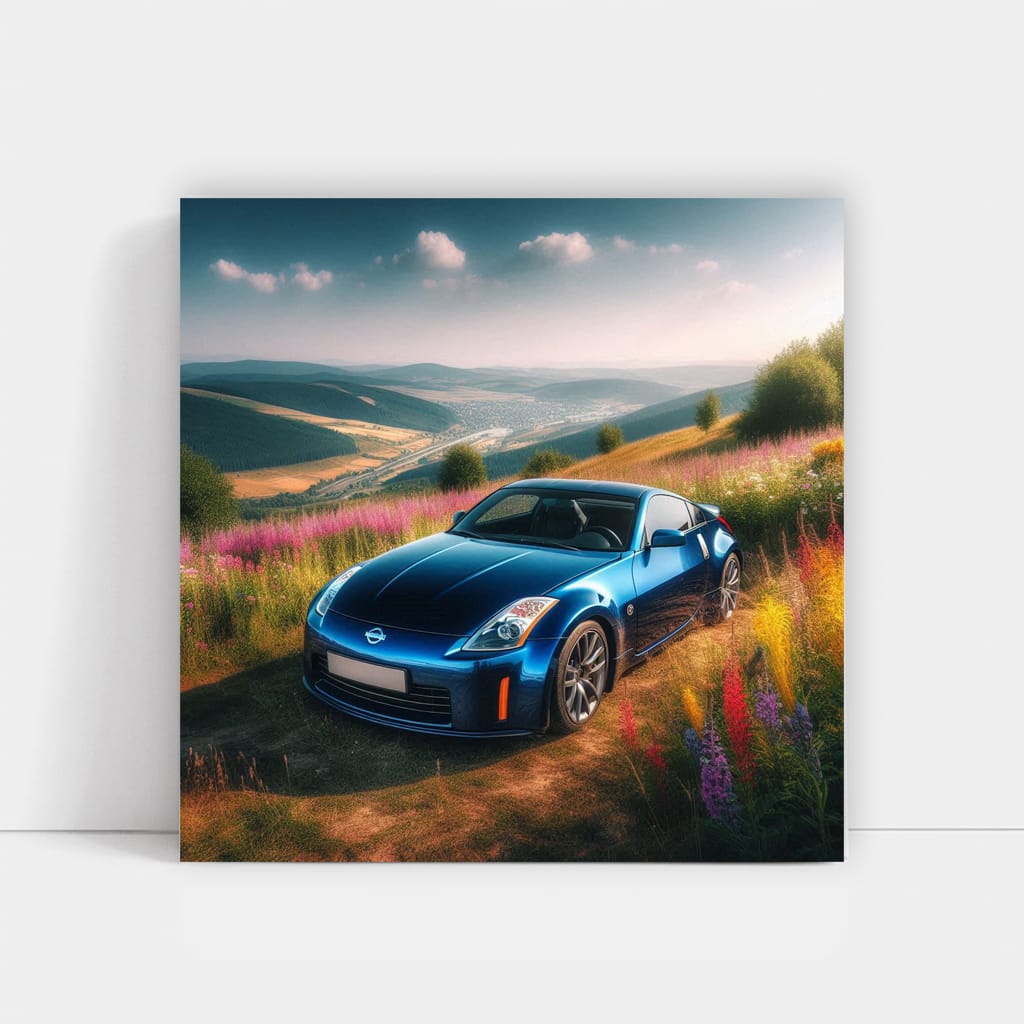 Nissan 350Z in Nature - Bold and Powerful Sports Car