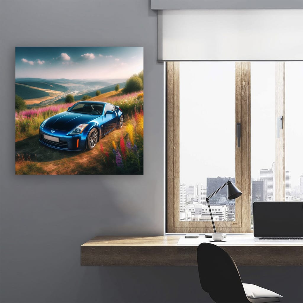 Nissan 350Z in Nature - Bold and Powerful Sports Car