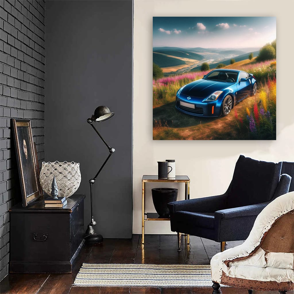 Nissan 350Z in Nature - Bold and Powerful Sports Car
