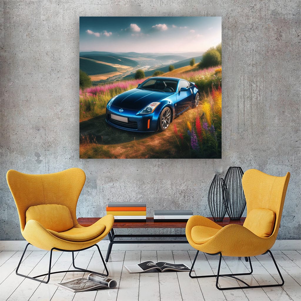 Nissan 350Z in Nature - Bold and Powerful Sports Car