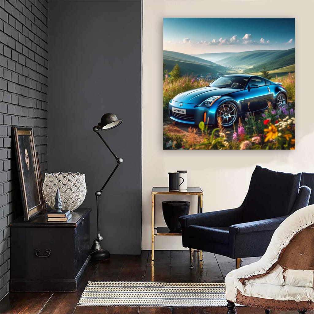 Nissan 350Z in Nature - Blend of Power and Elegance