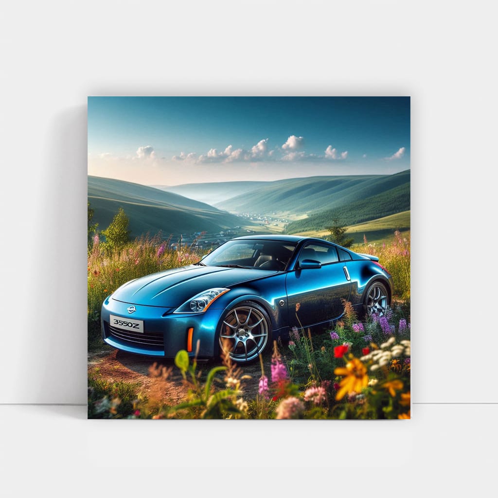 Nissan 350Z in Nature - Blend of Power and Elegance