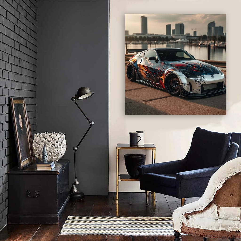 Nissan 350z Paint Wall Art