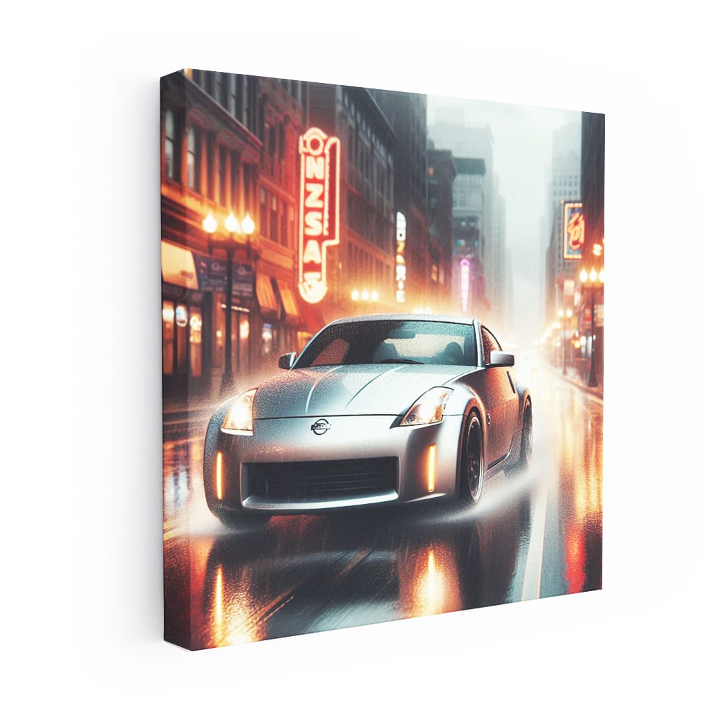 Nissan 350z Rainy Weath Wall Art