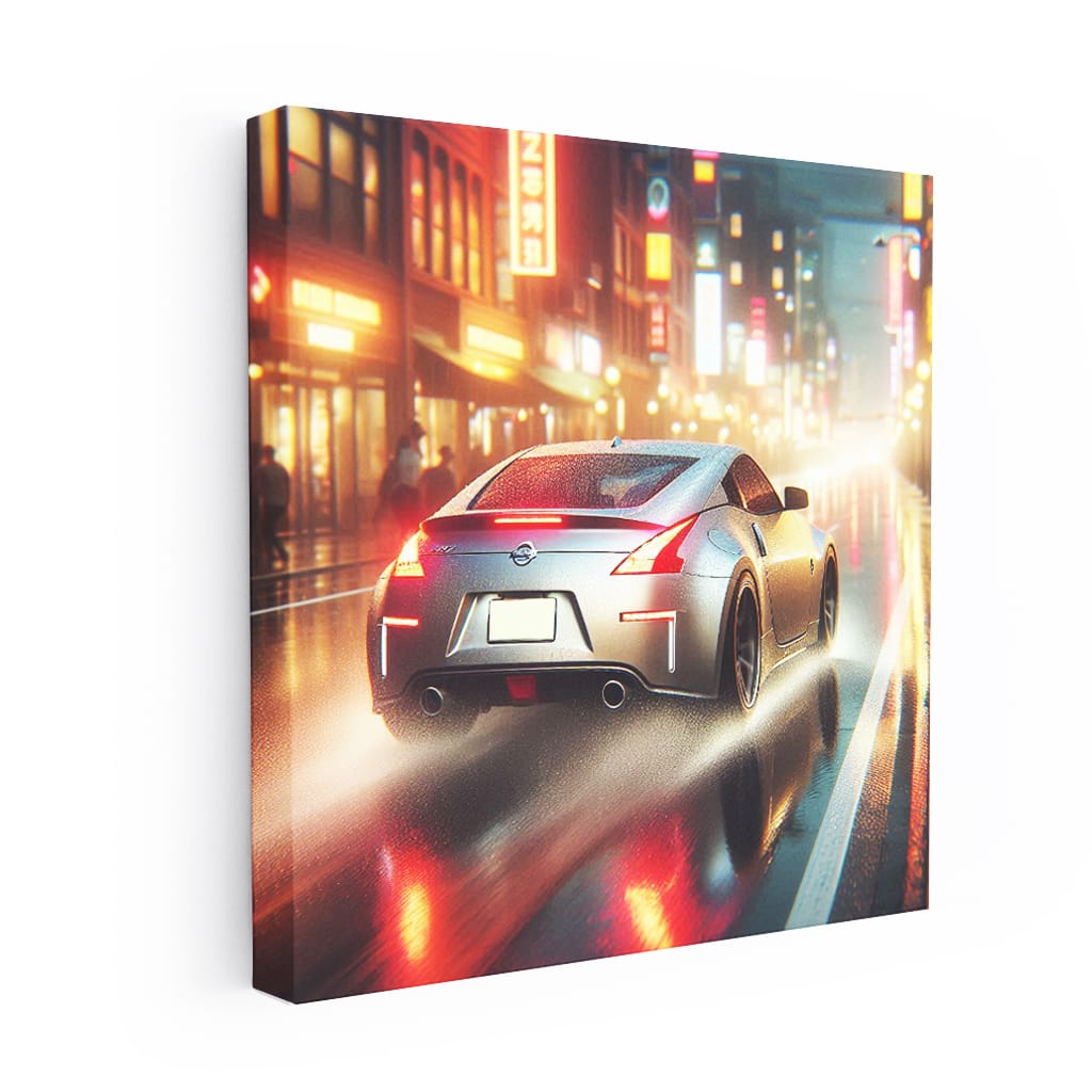 Nissan 350z Rainy Weather Wall Art