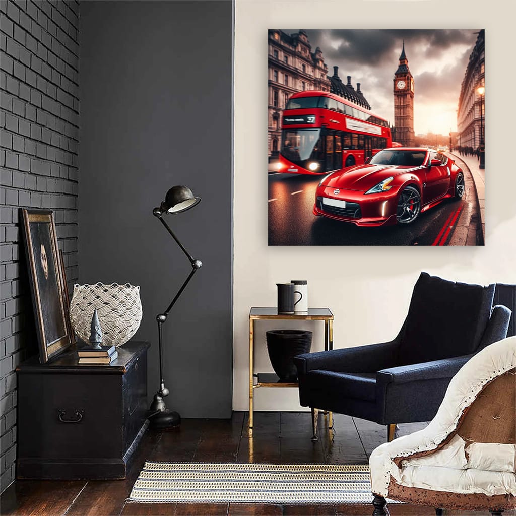 Nissan 370z Lond Wall Art