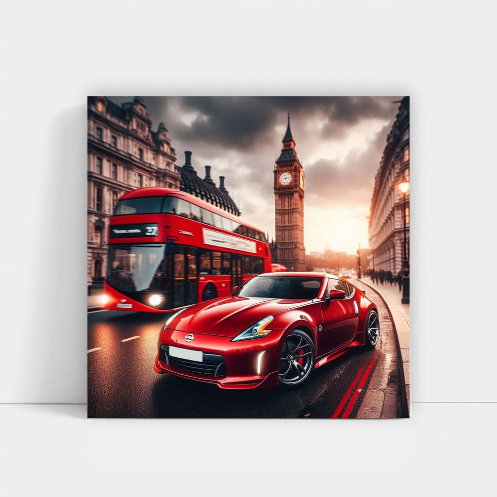 Nissan 370z Lond Wall Art