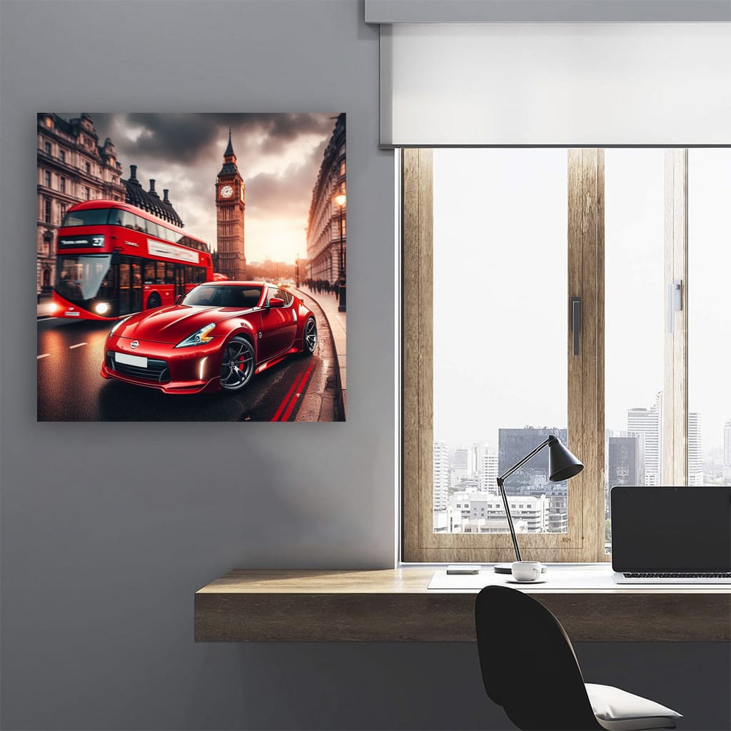 Nissan 370z Lond Wall Art