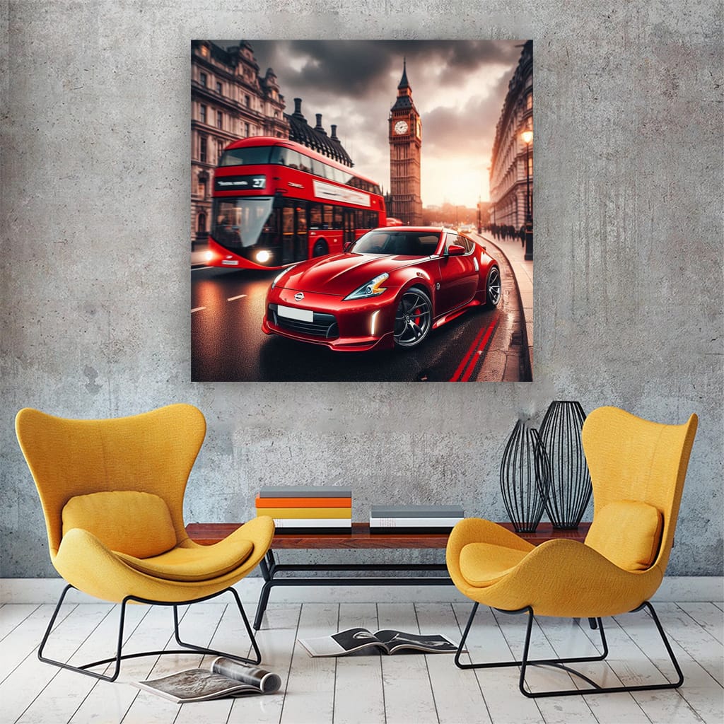 Nissan 370z Lond Wall Art