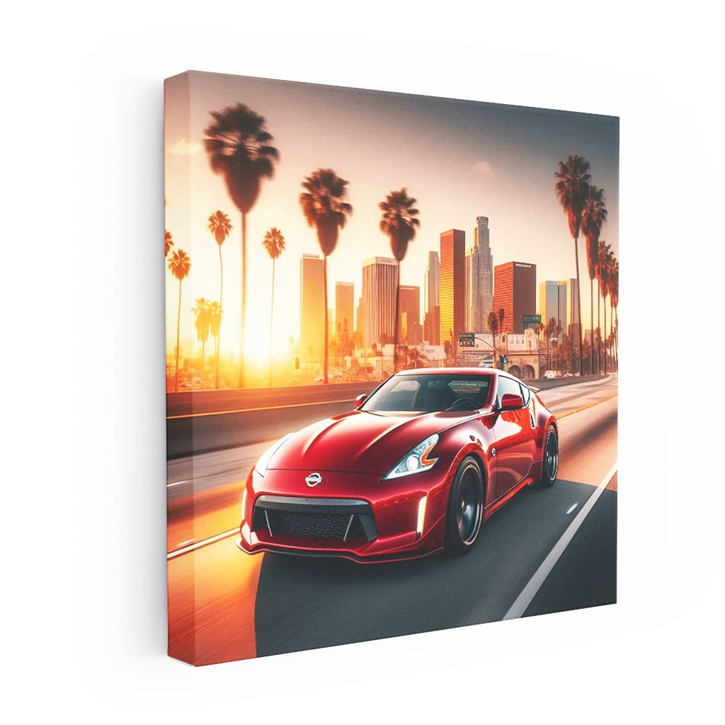 Nissan 370z Los Angel Wall Art