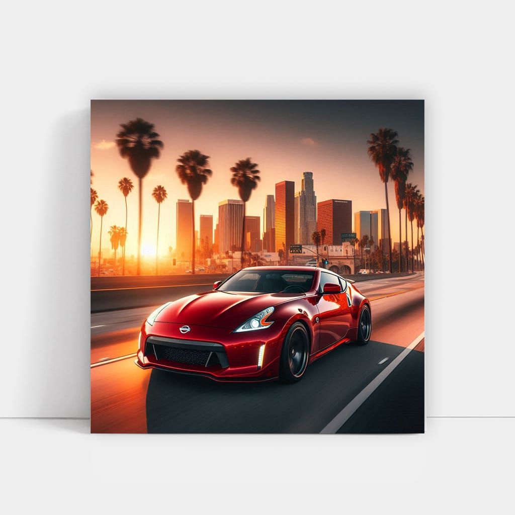 Nissan 370z Los Angel Wall Art