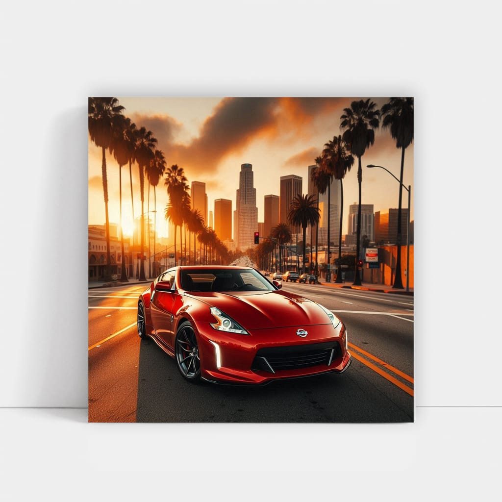 Nissan 370z Los Angeles Wall Art