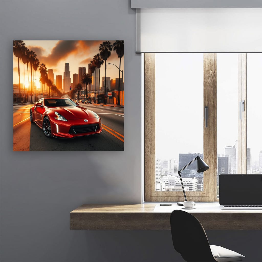 Nissan 370z Los Angeles Wall Art