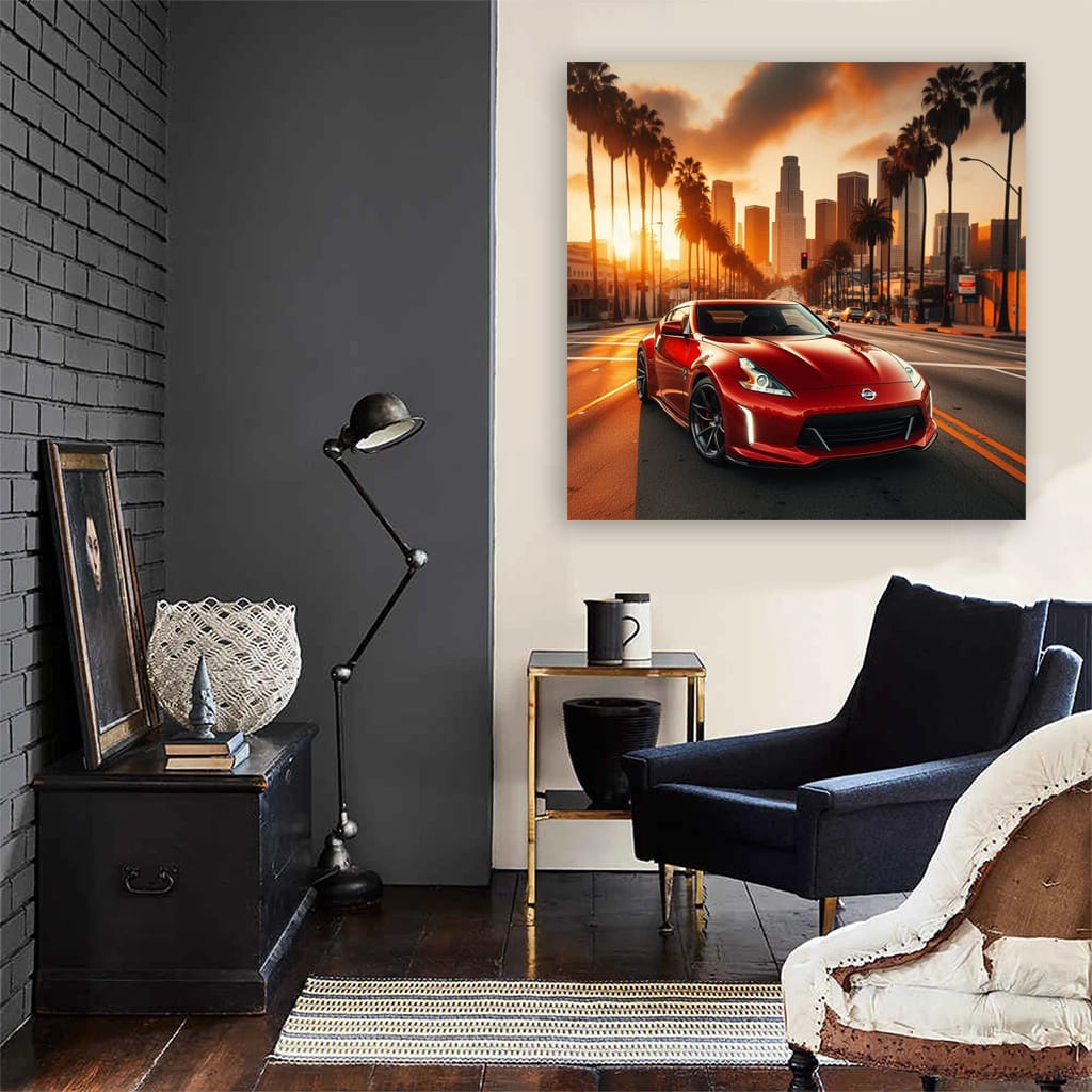 Nissan 370z Los Angeles Wall Art