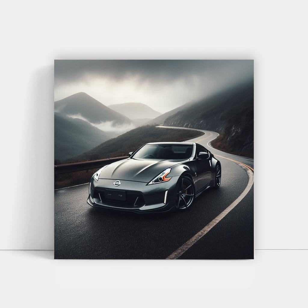 Nissan 370z Overcast Weath Wall Art