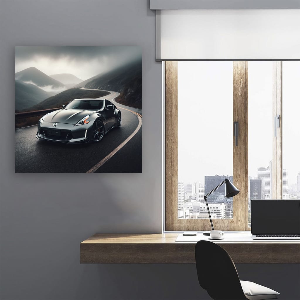 Nissan 370z Overcast Weath Wall Art