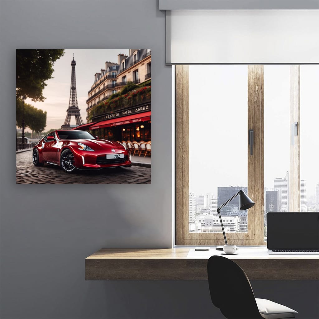 Nissan 370z Paris Wall Art