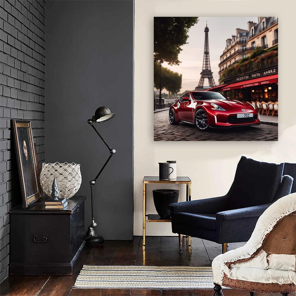 Nissan 370z Paris Wall Art