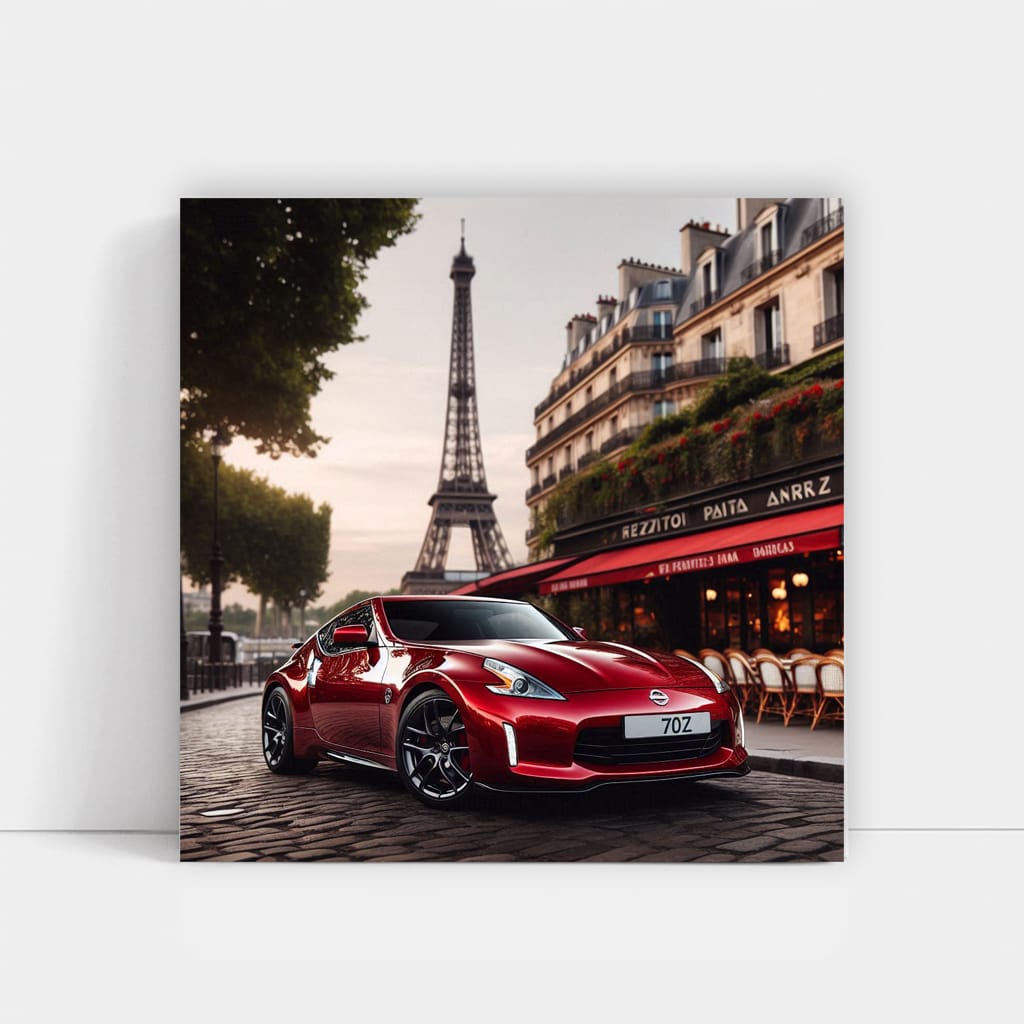 Nissan 370z Paris Wall Art